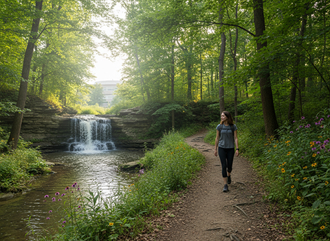 Waterfall Glen Forest Preserve Loop